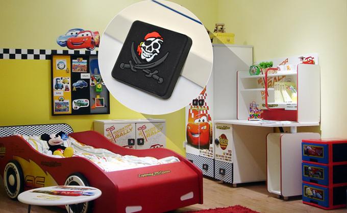 Zachte Plastic Zwarte van het de Jonge geitjesmeubilair van Capatan Rubber van de Knoppenpvc de Kastknoppen