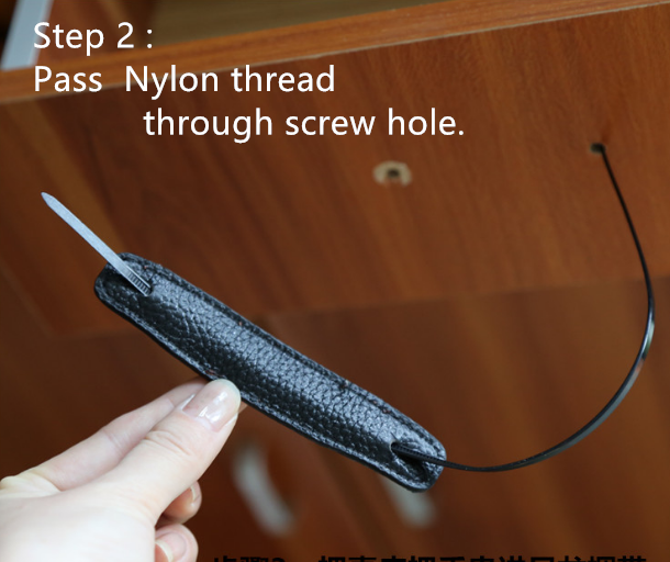 Van de het Leergarderobe van Esayinstalltion de Deurhandvatten/Opmakerhandvatten 140mm* W25mm