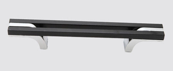 De holle de Keukenkasthandvatten en Knoppen 160mm de Bar Eenvoudige Modern van de Aluminiumassemblage T trekken