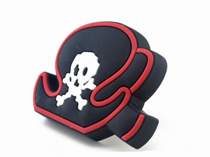 Zachte Plastic Zwarte van het de Jonge geitjesmeubilair van Capatan Rubber van de Knoppenpvc de Kastknoppen