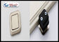 Chrome Zinc Concealed Drawer Pulls Elasticity Kitchen Cupboard Door Handles Square Bounced Knob