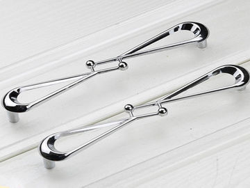 Chrome-de Handvatten van de Kristallade, Gouden Antieke de Knoppen Modieuze Kast van de Kristaldeur trekt